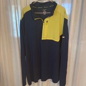 Tek Gear Men's Lightweight Jacket - Blue and Yellow